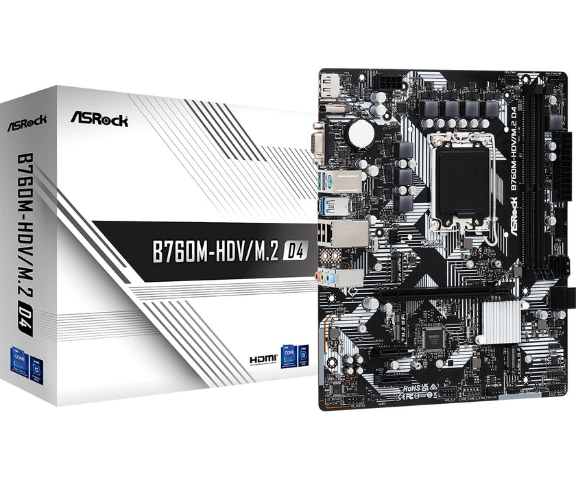 Scheda Madre ASRock B760M-HDV Socket 1700 DDR5