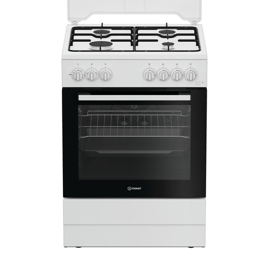 Cucina a Gas 4 Fuochi Forno Elettrico 73L 60x60 Bianca