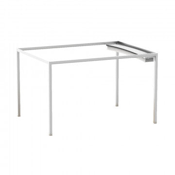 Pergola retrattile motorizzata in alluminio e PVC 390x291x255 cm