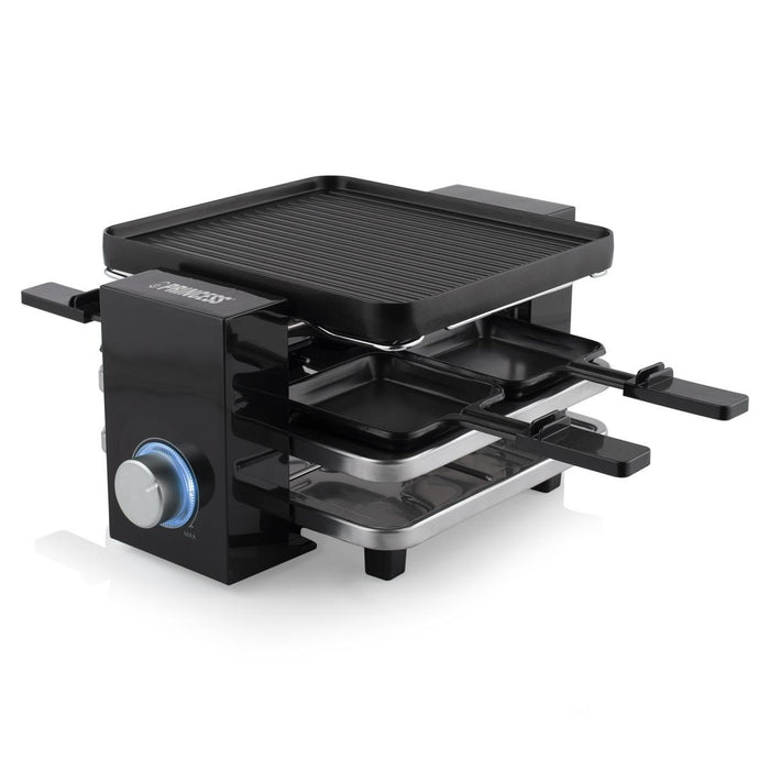 Bistecchiera Raclette Nero 4 Griglie 50x60cm 700W