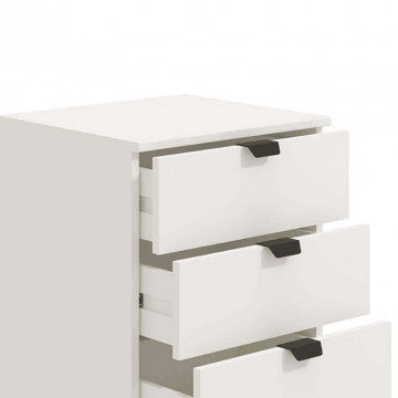 Mobile bagno truciolare bilaminato bianco opaco 45x40x95 cm