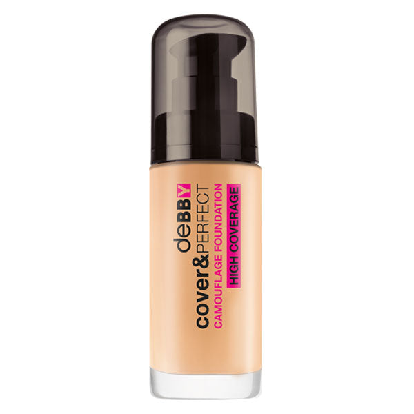 DEBBY COVER & PERFECT CAMOUFLAGE FOUNDATION IVORY 02
