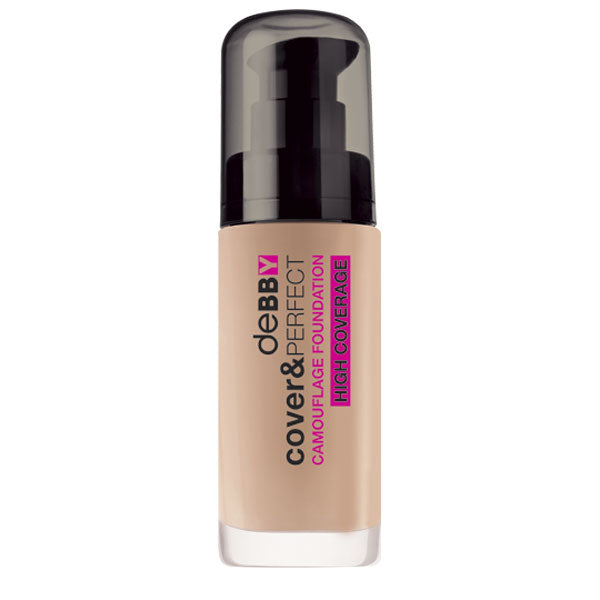DEBBY COVER & PERFECT CAMOUFLAGE FOUNDATION LIGHT BEIGE 2,3