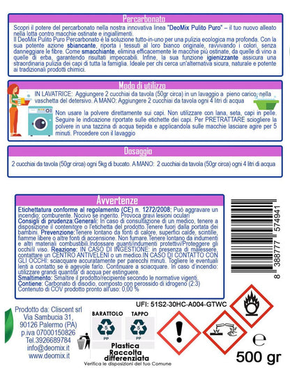 Deo mix pulito puro percabonato gr.500
