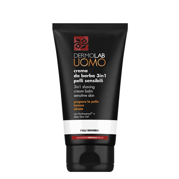 DERMOLAB UOMO CREMA DA BARBA 3 IN 1 PELLI SENSIBILI 150 ML