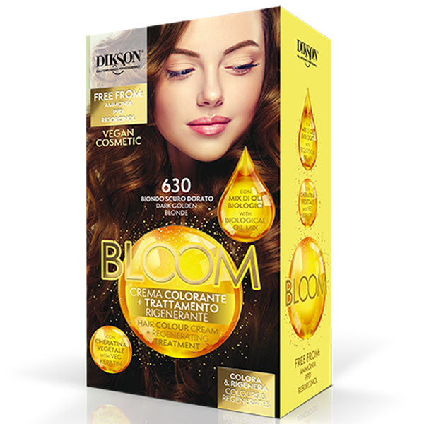DIKSON BLOOM CREMA COLORANTE BIONDO SCURO DORATO 630