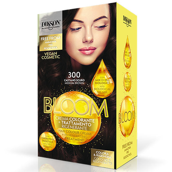 DIKSON BLOOM CREMA COLORANTE CASTANO SCURO 300