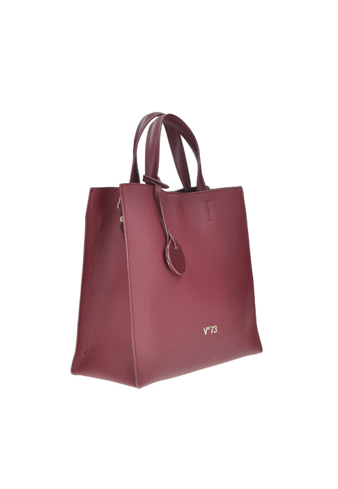 73BS9CI01 Borsa A Mano Blake In Ecopelle Con Chiusura A Cerniera E Tracolla 30x28x14 Cm Elegante