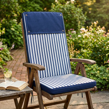 Cuscino poliestere sfoderabile idrorepellente 113x49 cm spessore 4