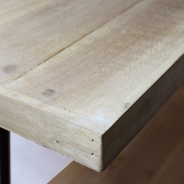 Mobile ferro e legno con 4 ripiani 145x44x176 cm, peso 14,9 kg