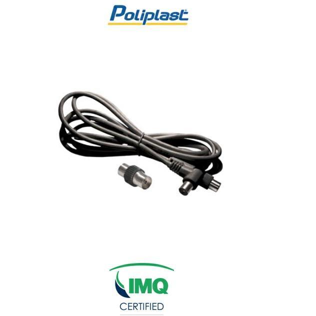Cavo Antenna 3 m Femmina Maschio Nero