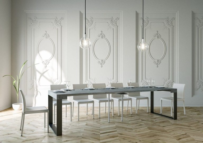 Itamoby Consolle Estensibile Elettra Premium Antracite con Struttura Robusta e Elegante