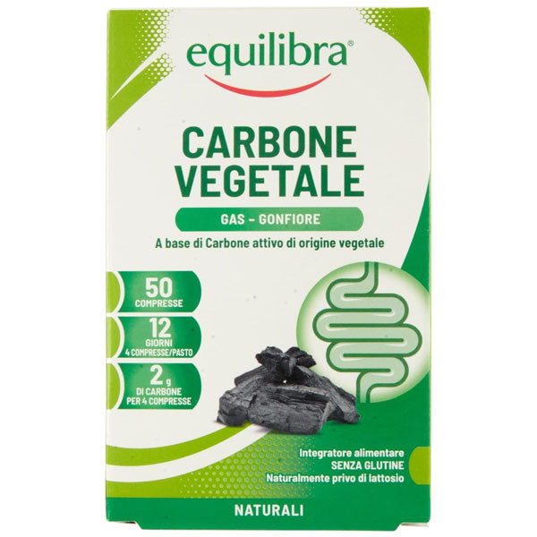 EQUILIBRA INTEGRATORE CARBONE VEGETALE GAS-GONFIORE 50 CPR