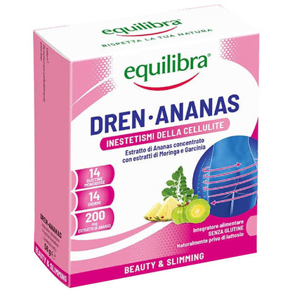 EQUILIBRA INTEGRATORE DREN-ANANAS INESTETISMI DELLA CELLULITE