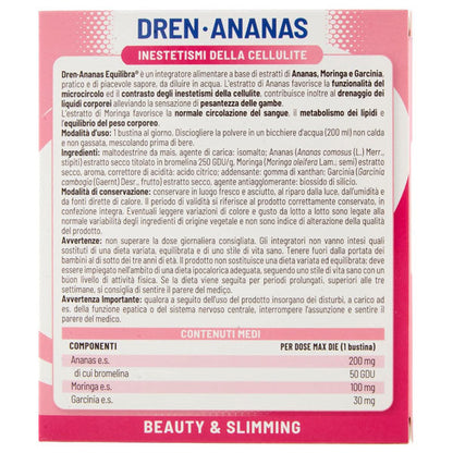 EQUILIBRA INTEGRATORE DREN-ANANAS INESTETISMI DELLA CELLULITE