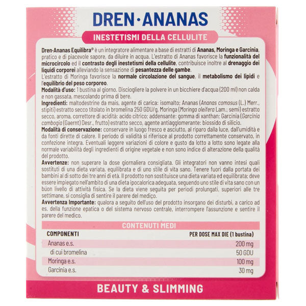 EQUILIBRA INTEGRATORE DREN-ANANAS INESTETISMI DELLA CELLULITE