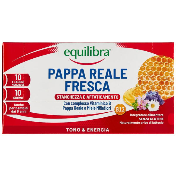 EQUILIBRA INTEGRATORE PAPPA REALE FRESCA STANCHE 10 FLACONI