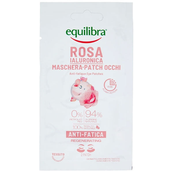EQUILIBRA ROSA IALURONICA MASCHERA PATCH OCCHI ANTI FATICA