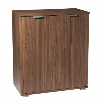 Mobiletto due ante truciolare bilaminato marrone noce 75x38x85 cm