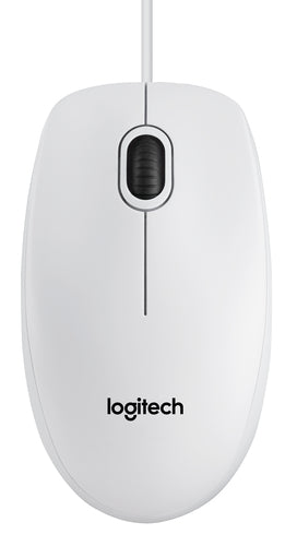 Mouse Ottico USB Logitech B100 Bianco