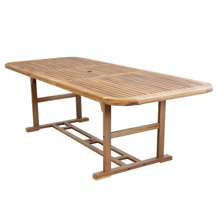 Tavolo Rettangolare Allungabile Acacia 180/240x100 cm