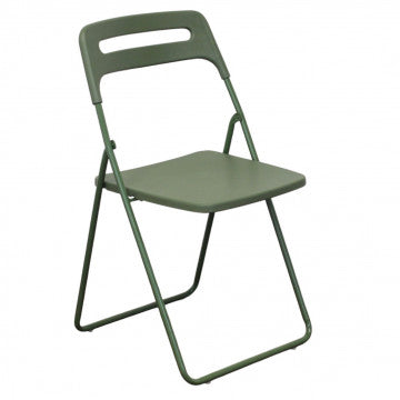 Sedia impilabile in polipropilene - 40x43x78 cm - Verde