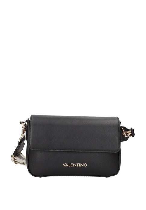 Valentino Bags Zero Borsa A Tracolla In Ecopelle Con Patta Chiusura E Due Tracolle Intercambiabili 22x15x6 Cm