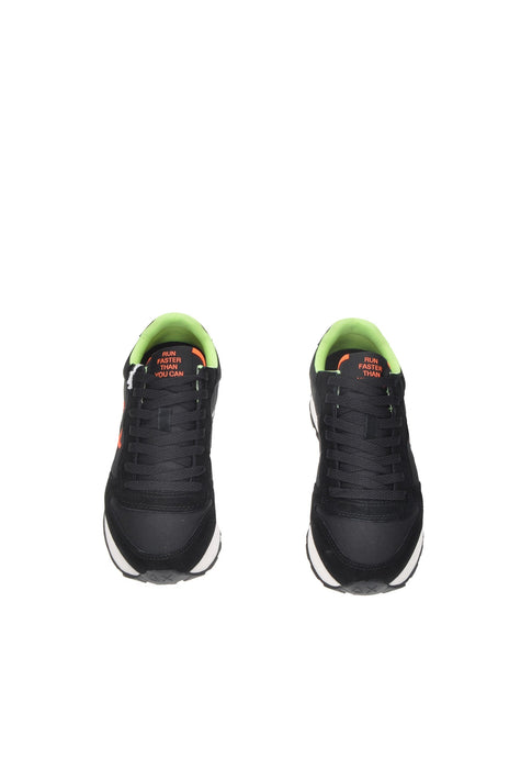 Sun68 Tom Fluo Sneakers in Camoscio con Lacci Sottopiede Imbottito in Tessuto Fondo in Gomma Z45102