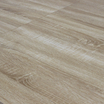 Tavolo allungabile in melamina marrone chiaro 140/190x90 cm