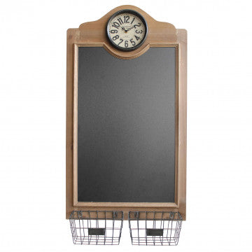 Lavagnetta in MDF con supporto in legno, dimensioni 47,80 x 14,30 x 92,5 cm