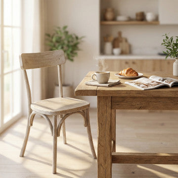 Sedia Polly Legno Olmo Senza Braccioli 45x42x87h cm