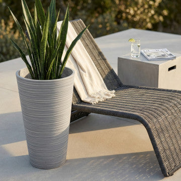 Vaso grande in fibra sintetica diametro 41 cm altezza 60 cm