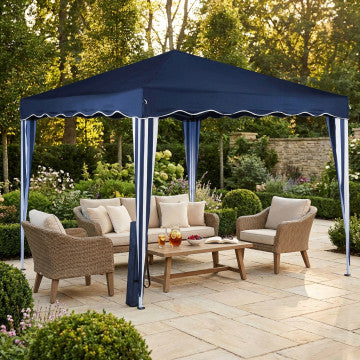 Gazebo pieghevole 3x3 in poliestere 160gr e struttura in acciaio