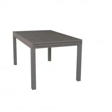 Table extensible Hawaii en aluminium taupe - 135/270 X 90