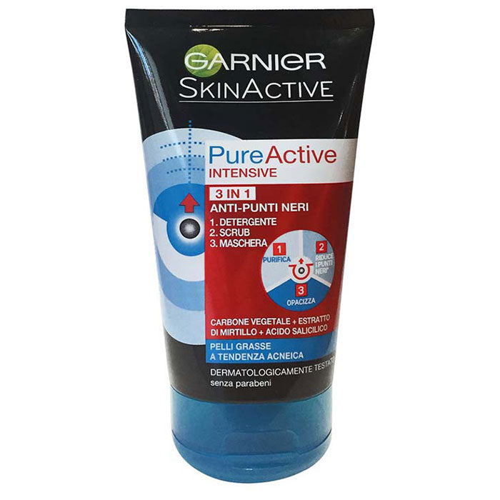 GARNIER PURE ACTIVE INTENSIVE DETERGENTE 3 IN 1 150 ML