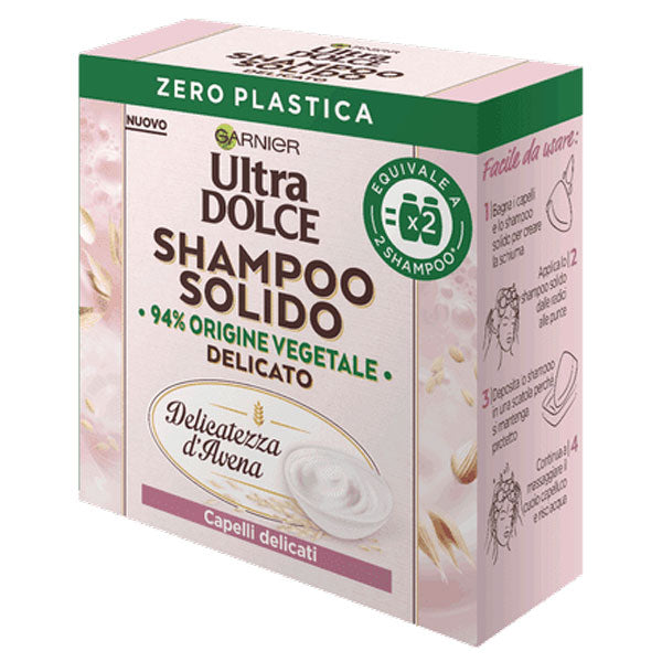 GARNIER ULTRA DOLCE SHAMPOO SOLIDO DELIC D AVENA CAP NORMALI 60G