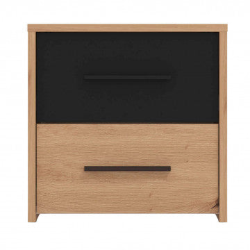 Comodino Varadero in truciolare bilaminato rovere chiaro 42x33,2x42,1 cm