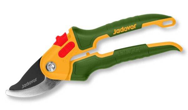 Forbici da Pota 220MM efficaci e precise con impugnatura ergonomica verde e gialla, ideali per giardinaggio e potatura professionale.