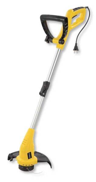 Tagliabordi elettrico Powerplus 350W con impugnatura ergonomica, lama in metallo, ideale per tagliare erba e cespugli, con cavo di alimentazione