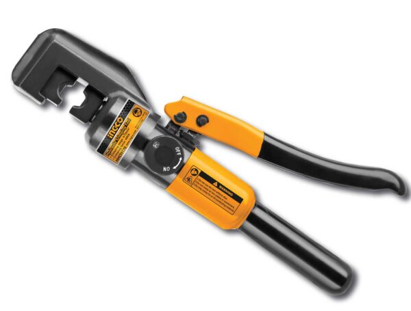 Crimpatrice idraulica INGCO 4-70mm² – 45KN, set matrici e valigetta