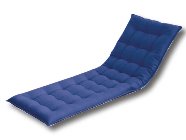 Cuscino per Lettino 186x62 cm - Cotone Trapuntato, Blu