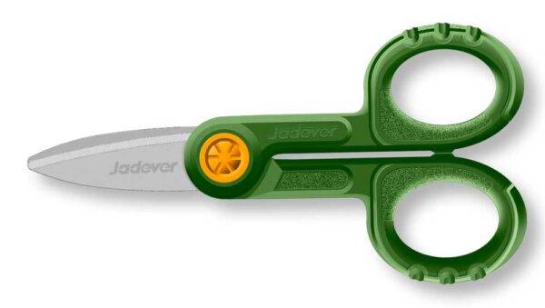 Forbici Elettricista 145MM - Acquista Online, modello professionale con impugnatura ergonomica verde e lama in acciaio per taglio cavi preciso.