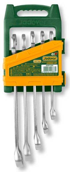 Set di chiavi combinate in cromo vanadio, colore verde e giallo, con impugnatura portatile, ideali per lavori di precisione, SKU: J/JDSP1205