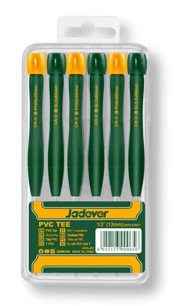 Set 6 Cacciaviti di Precisione – Cr-V con Custodia in Plastica