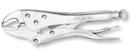 Pinza Curve 10P per Uso Flessibile in acciaio cromato con ganasce curve, ideale per lavori di utensileria e serraggio preciso. Marchio Eurogross.
