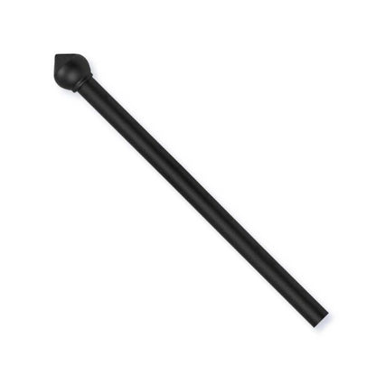 Bastone per tende in acciaio nero estensibile da 120 a 210cm con terminale bulbo, resistente e versatile per arredare le finestre di casa.