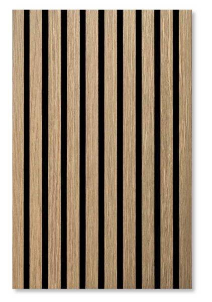 Pannello Murale Doghe Fonoassorbente MDF+Feltro 28
