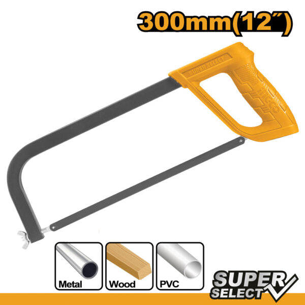 Seghetto manuale 300mm INGCO – Telaio regolabile, lama inclusa
