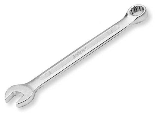 Chiave combinata 21mm in acciaio Cr-V, con apertura a forchetta e impugnatura lunga, utensile resistente per manutenzioni, SKU: J/JDSA1321
