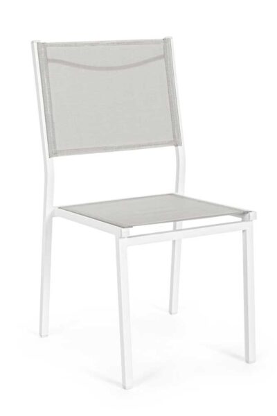 Sedia da Esterno Hilde in Alluminio e Textilene